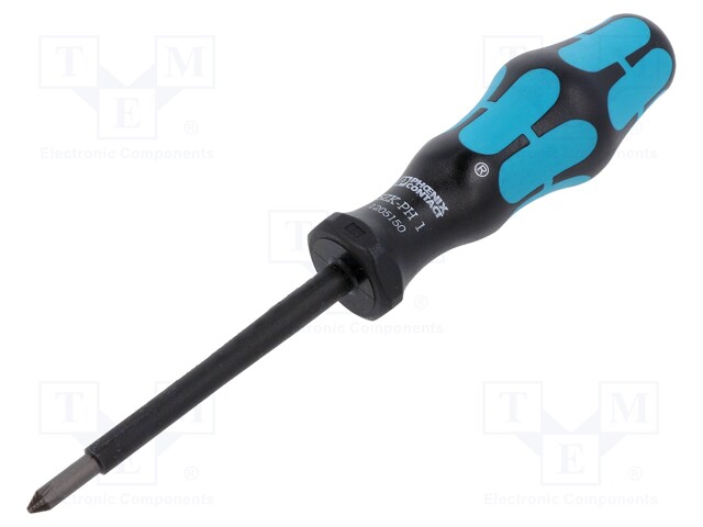 Screwdriver; insulated; Phillips; PH1; Blade length: 80mm