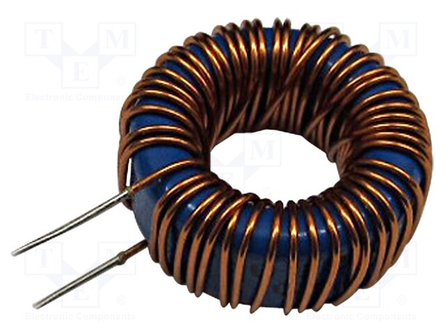 Inductor: wire; THT; 100uH; 1.6A; 123mΩ