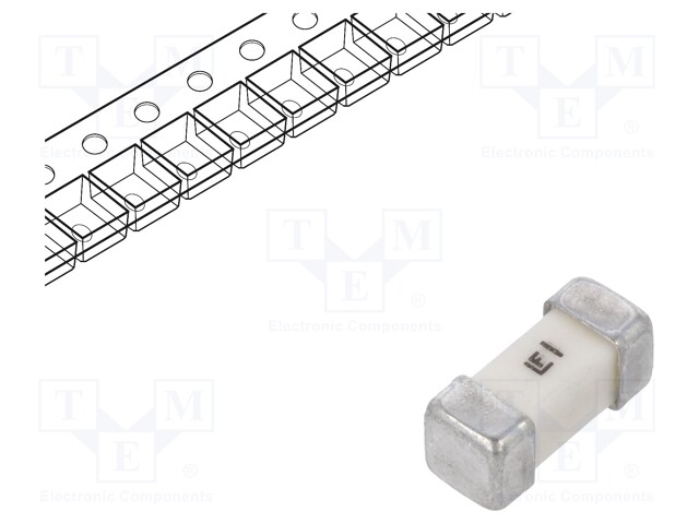 Fuse: fuse; quick blow; 1A; 250V; SMD; ceramic; Case: 2410; 476