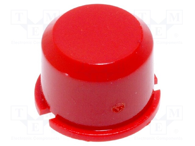 Button; round; red; Application: MEC1625006,MEC3FTH9; Ø9.6mm