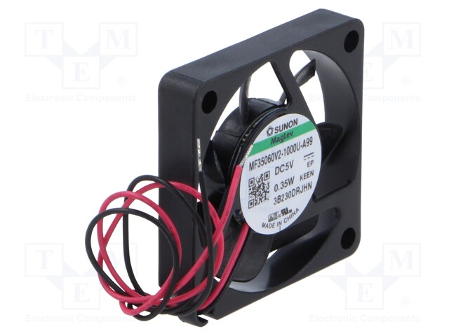 Fan: DC; axial; 5VDC; 35x35x6.5mm; 7.31m3/h; 18.3dBA; Vapo; Len: 1.4m