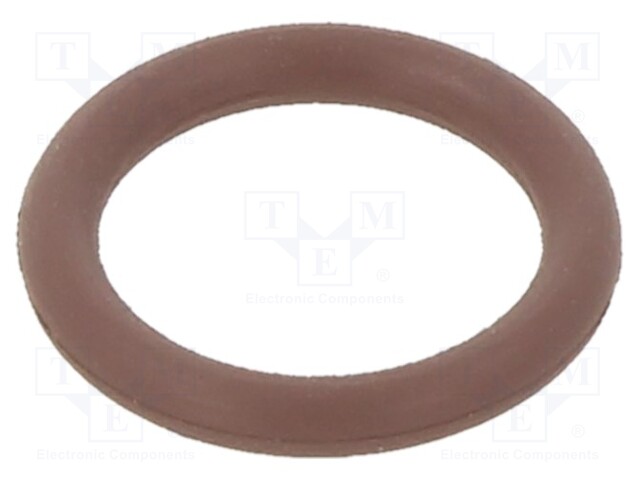 O-ring gasket; FPM; D: 1.5mm; Øint: 8mm; brown; -20÷200°C