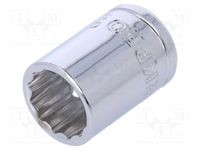 Key; twelve point socket; 14mm; 3/8"; Chrom-vanadium steel