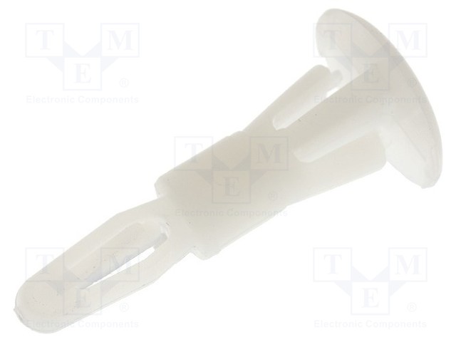 Assembly stud; polyamide; L: 9.5mm; latch/latch; Ø2: 4.75mm