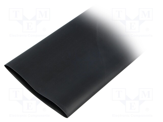 Heat shrink sleeve; 2: 1; 76.2mm; L: 1.2m; black; polyolefine; 2pcs.