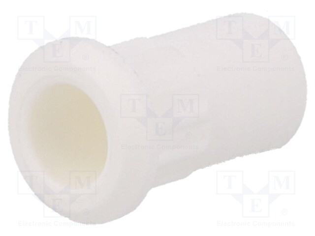 Case; 25A; 20.5mm; white; for banana sockets