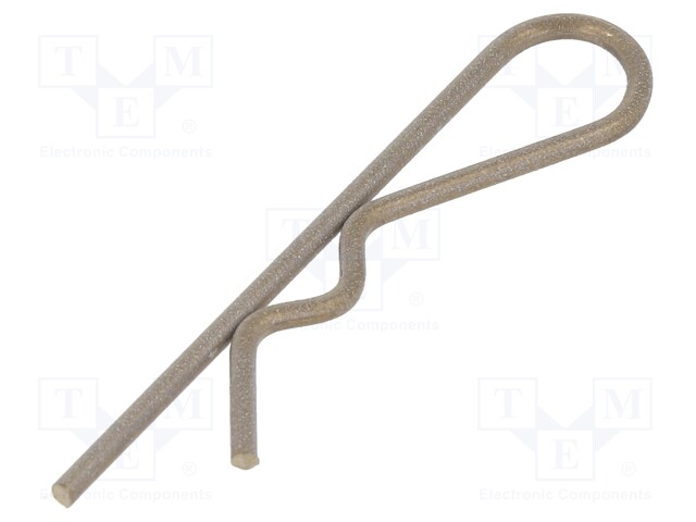 Cotter pin; stainless steel; Ø: 1.5mm; L: 45mm; Shaft dia: 7÷12mm