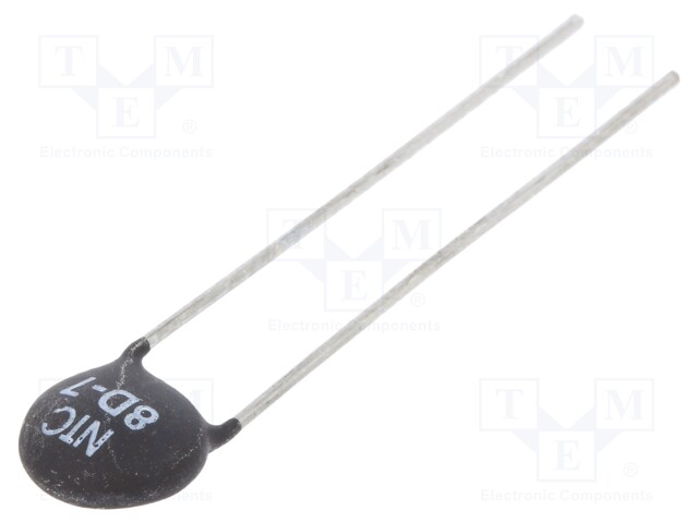 NTC thermistor; THT; 8Ω; 8.5mm; -55÷200°C