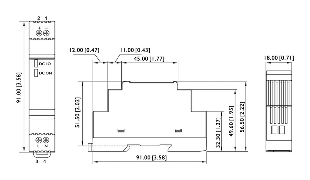 Power supply: switching; for DIN rail; 10W; 24VDC; 420mA; IP20