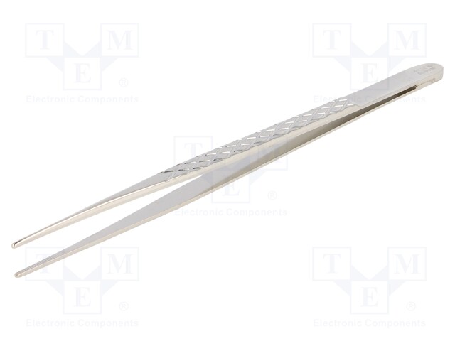 Tweezers; Tweezers len: 160mm; Blades: straight,elongated