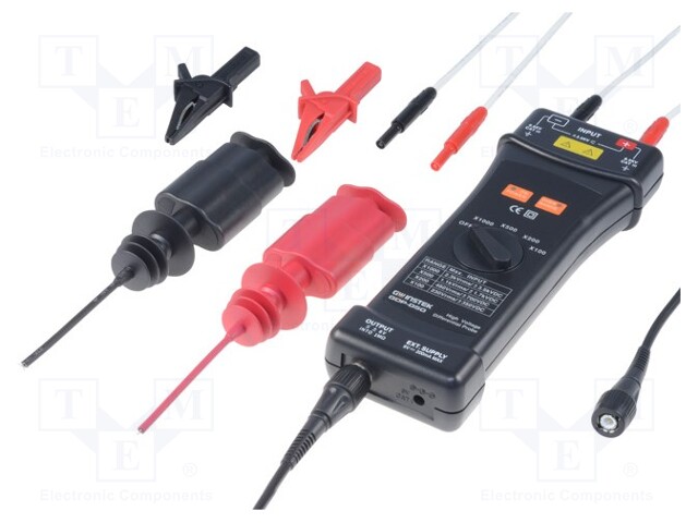 Oscilloscope probe; Band: ≤50MHz,≤25MHz (100: 1); Uin max: 6.5kV