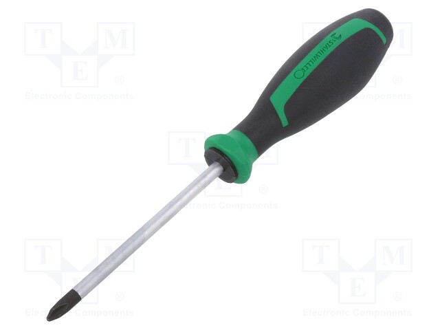 Screwdriver; Phillips; PH2; Series: DRALL+; Blade length: 100mm