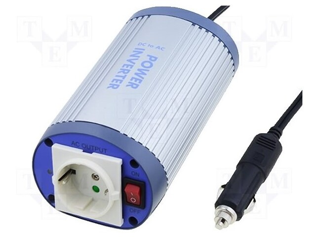 Converter: automotive dc/ac; 150W; Uout: 230VAC; Out: mains 230V