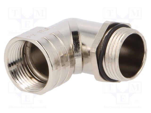 Cable gland; angular; PG13,5; IP55; Mat: zinc die-cast