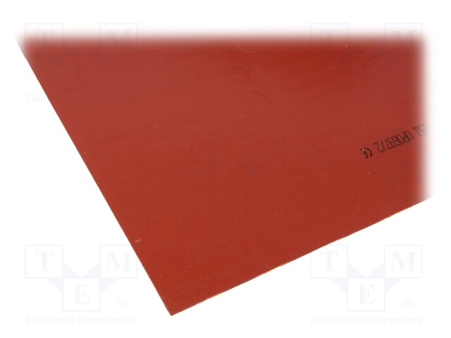 Heating mat; silicone; 600x480mm; 230V; 800W; thermostat