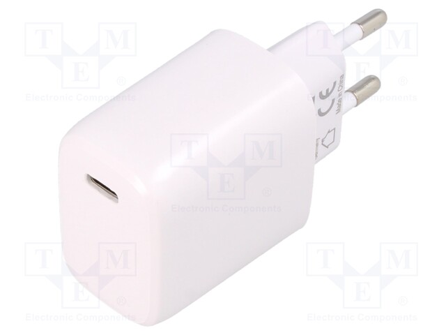 Power supply: switched-mode; plug; 5÷12VDC; 20W; Plug: EU; 85.6%