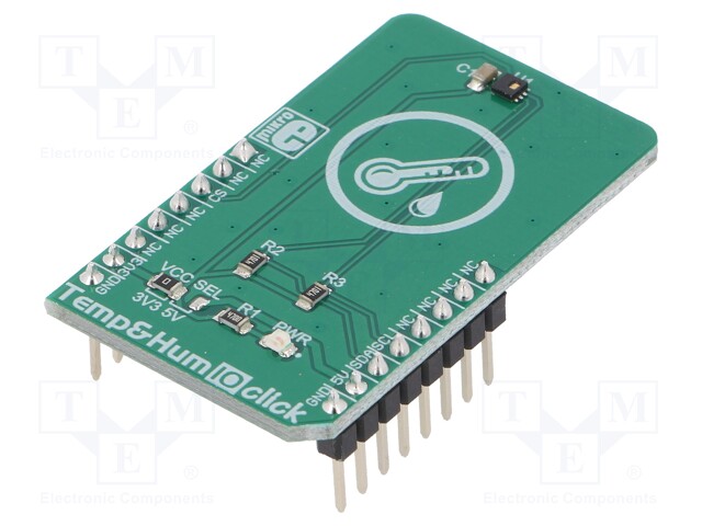 Click board; humidity/temperature sensor; I2C; BPS230; 3.3/5VDC