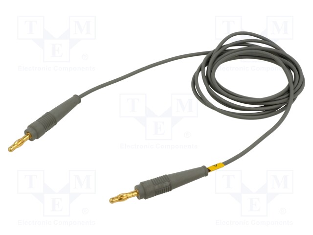 Test lead; 60VDC; 30VAC; 19A; 4mm banana plug-4mm banana plug