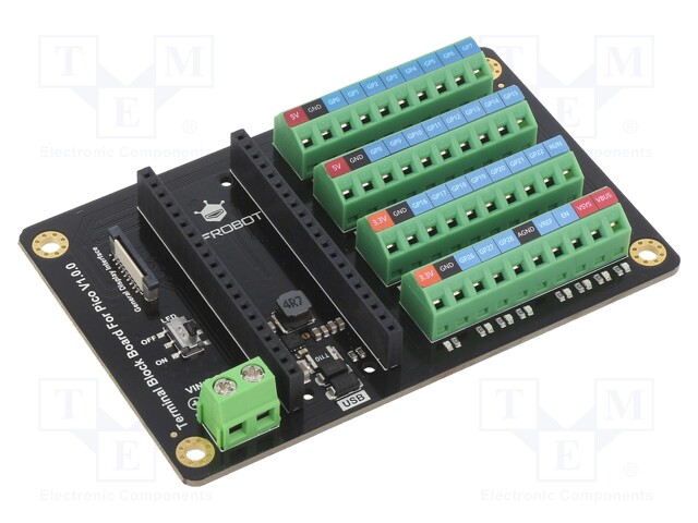 Module: extension; connectors; 7÷24VDC; Raspberry Pi Pico
