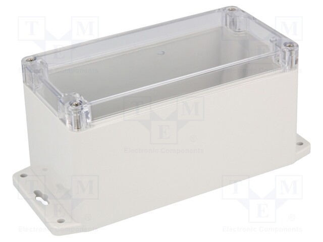 Enclosure: multipurpose; X: 80mm; Y: 160mm; Z: 85mm; polycarbonate