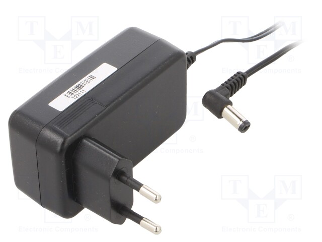 Power supply: switched-mode; constant voltage; 24VDC; 1A; 24W