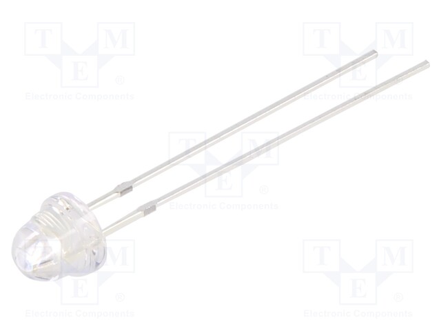 LED; 5mm; red; 750÷1120mcd; 30°; 20mA; 1.8÷2.6V; Front: convex