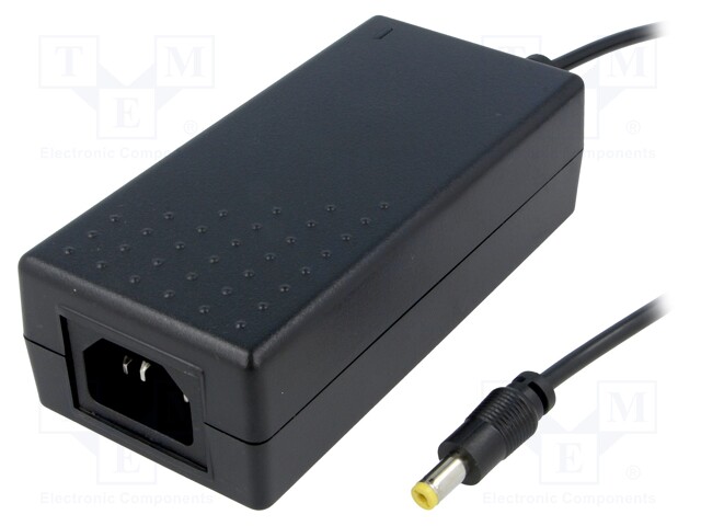 Power supply: switched-mode; 12VDC; 5.42A; Out: 5,5/2,1; 65W