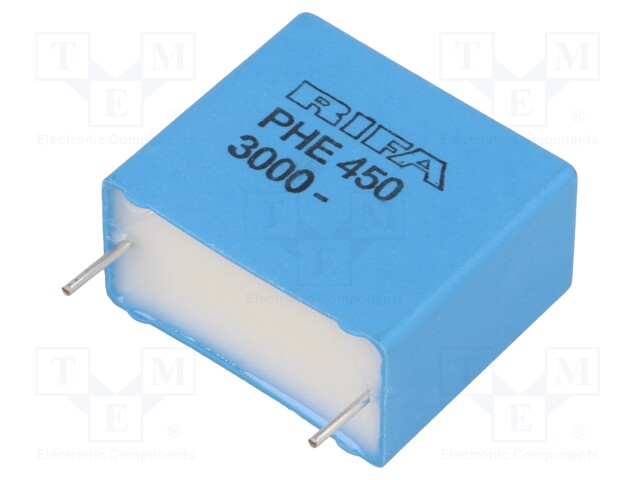 Capacitor: polypropylene; 22nF; 22.5mm; ±5%; 26x13.5x23mm; 3kVDC