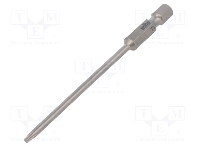 Screwdriver bit; Torx®; TX09; Overall len: 90mm