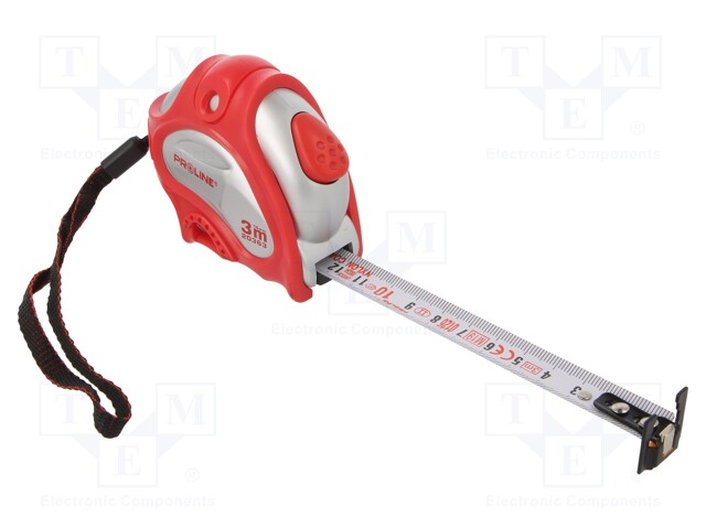 Measuring tape; L: 3m; Class: II; Colour: white