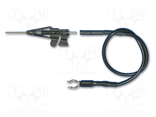 Probe accessories; black; Kit: cable,gripper x1