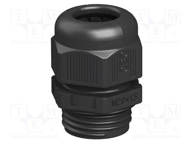 Cable gland; M20; black