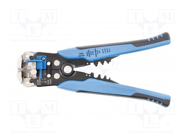 Stripping tool; 24AWG÷10AWG; 0.2÷6mm2; Wire: round; automatic