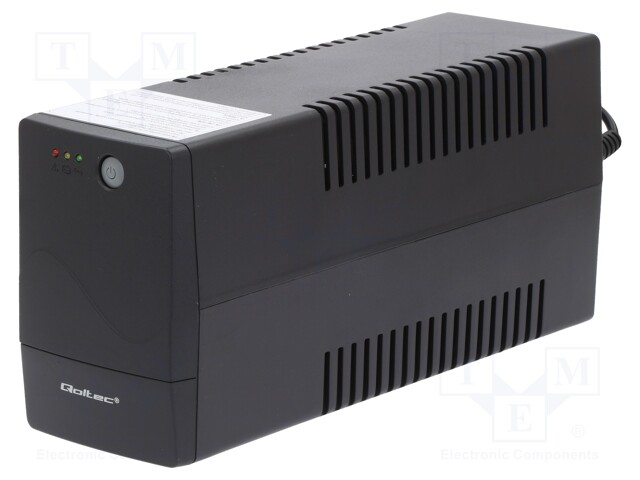 Power supply: UPS; 279x101x142mm; 360W; 650VA; 4.2kg; 7Ah; 0÷40°C