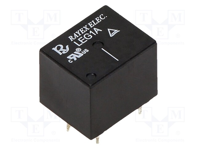 Relay: electromagnetic; SPST-NO; Ucoil: 5VDC; 10A/120VAC; toff: 8ms