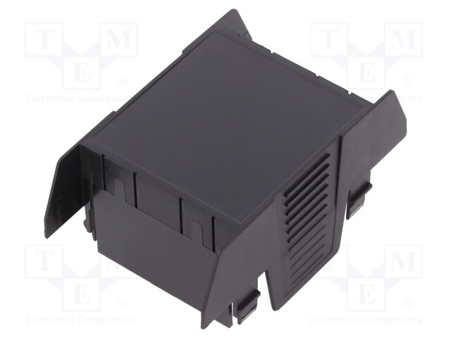 Cover; for enclosures; UL94HB; Series: EH 45 FLAT; Mat: ABS; black