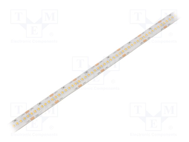 LED tape; white warm; LED/m: 280; SMD; 2216; 24V; 10mm; in gel; IP65