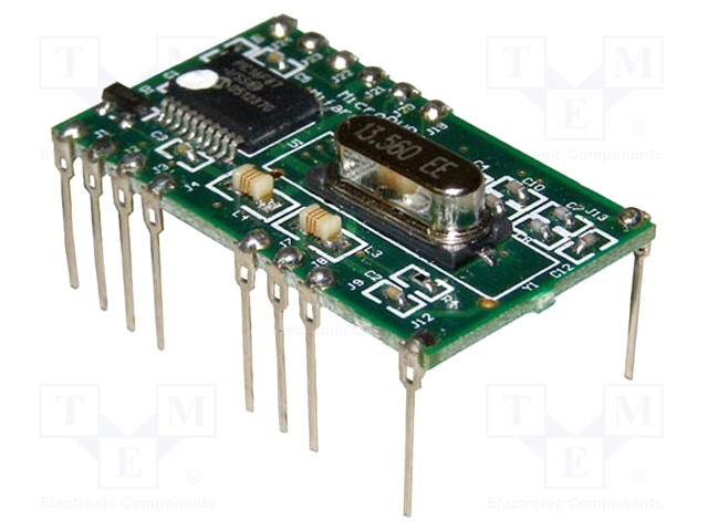 RFID reader; 30.5x18mm; RS232 TTL; 4.5÷5.5V; f: 13,56MHz; 150uA