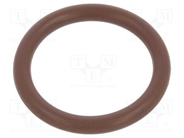 O-ring gasket; FPM; D: 3mm; Øint: 20mm; brown; -20÷200°C