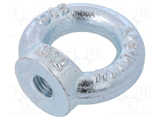 Lifting eye nut; eye; M12; steel; Plating: zinc; DIN: 582; 30mm