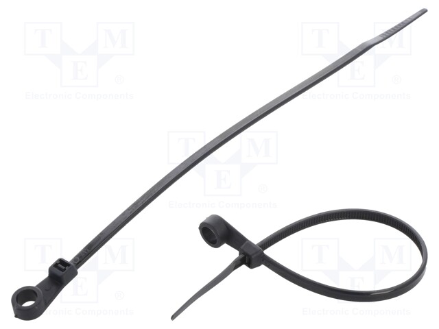 Cable tie; with a hole for screw mounting; L: 170mm; W: 3.6mm