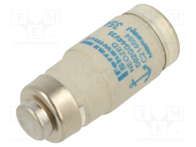 Fuse: fuse; gG; 35A; 440VAC; 250VDC; industrial; D02