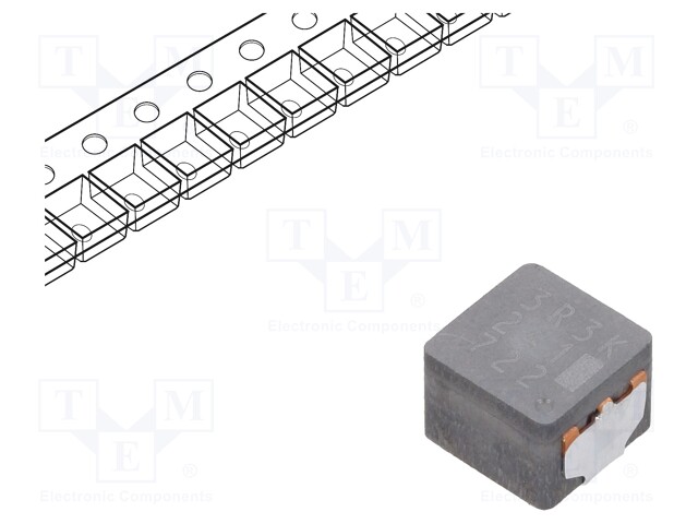 Power Inductor (SMD), AEC-Q200, 10 µH, 4.5 A, Shielded, 9.6 A, PCC-M0748M-LE Series