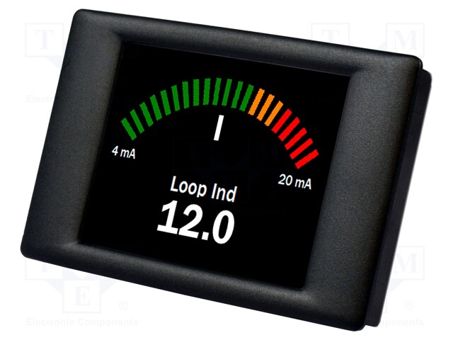 Panel; LCD 2,4" (320x240),touch screen; I DC: 4÷20mA; 74x46mm
