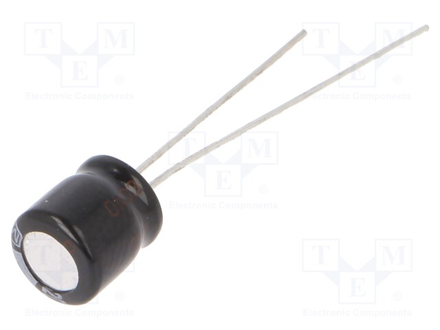 Electrolytic Capacitor, 220 µF, 6.3 V, KA Series, ± 20%, Radial Leaded, 1000 hours @ 85°C