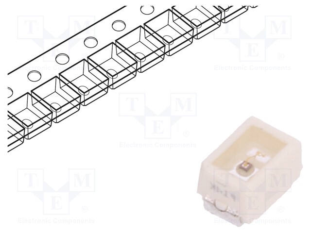 LED; SMD; Mini PLCC2,2014; yellow; 300÷950mlm; 90÷355mcd; 120°