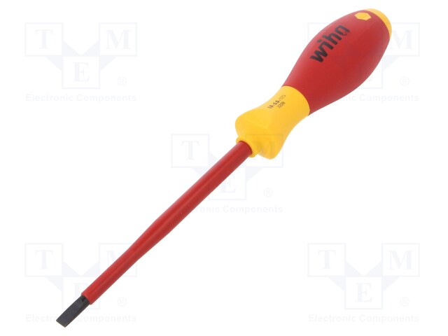 Screwdriver; insulated; slot; 5,5x1,0mm; Blade length: 125mm