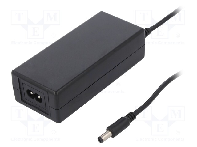 Power supply: switched-mode; 12VDC; 5A; Out: 5,5/2,1; 60W; 0÷40°C