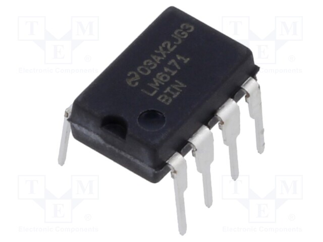 Operational Amplifier, 1 Amplifier, 160 MHz, 3600 V/µs, 5.5V to 34V, DIP, 8 Pins