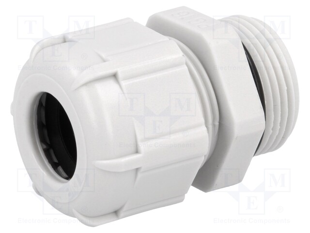 Cable gland; PG16; IP68; Mat: polyamide; grey; UL94V-2